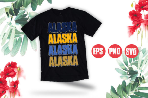 Alaska Retro Vintage T-shirt Design Svg Review