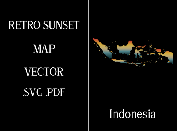 Indonesia Retro Sunset Map: A Designer's Real-World Review