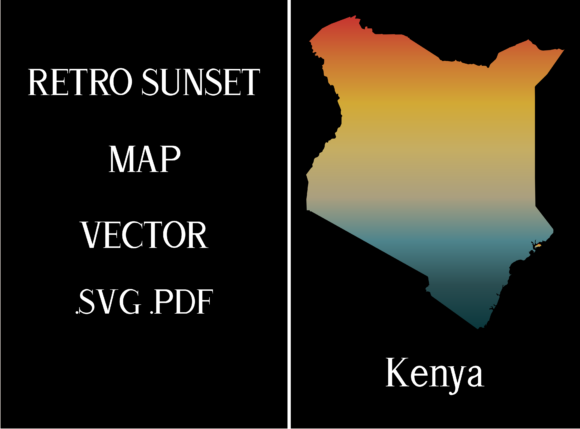 Kenya Retro Sunset Map: A Designer's Real-World Review