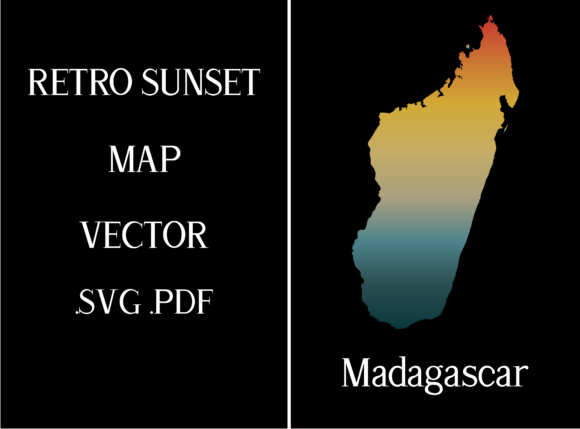 Madagascar Retro Sunset Map Review