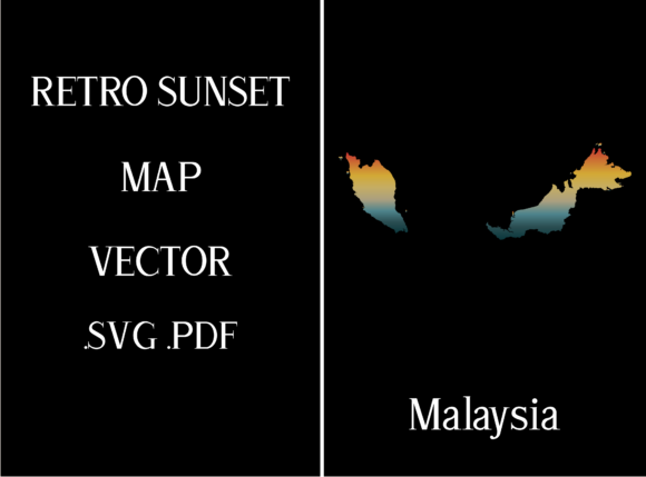 Malaysia Retro Sunset Map Review