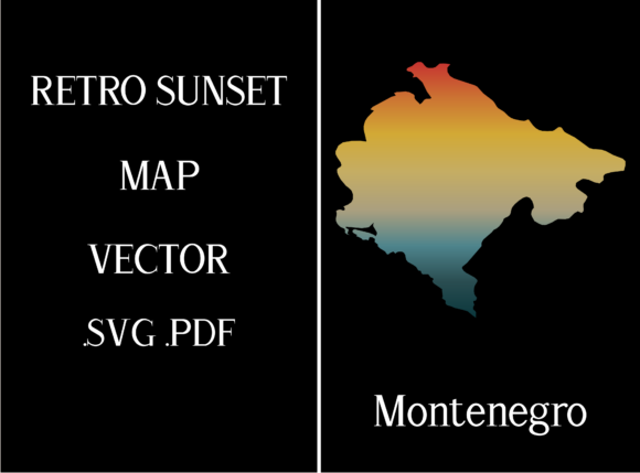 Montenegro Retro Sunset Map Review
