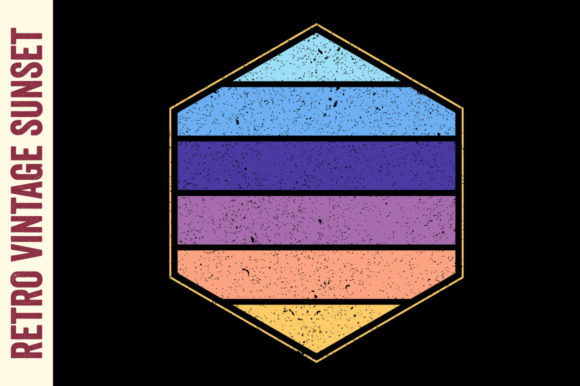 Retro Vintage Sunset 60s, KDP, SVG Review