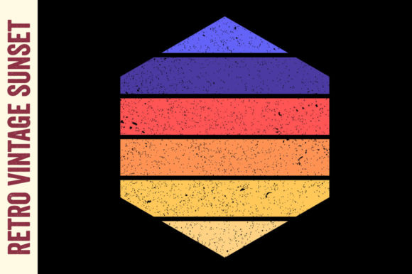 Retro Vintage Sunset Graphic Design Svg Review