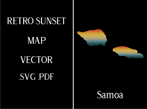 Samoa Retro Sunset Map Review